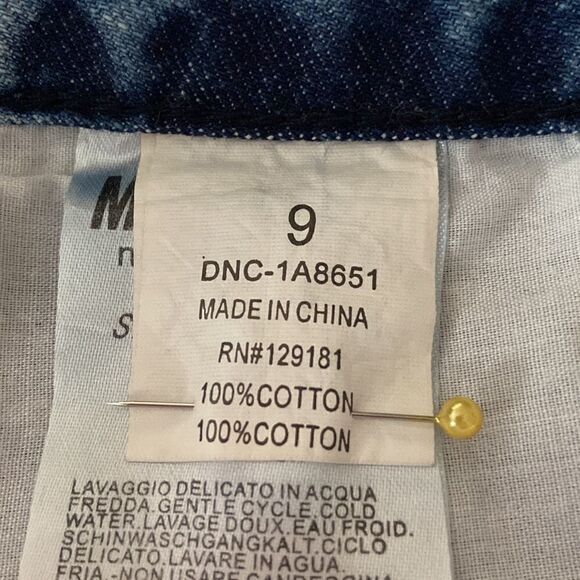 Machine Pour-neuf-Mode NWT super distressed,slim leg, light wash, denim jeans 30 - Picture 8 of 11